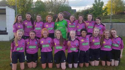 The Ballina Town FC U15 girls' team.